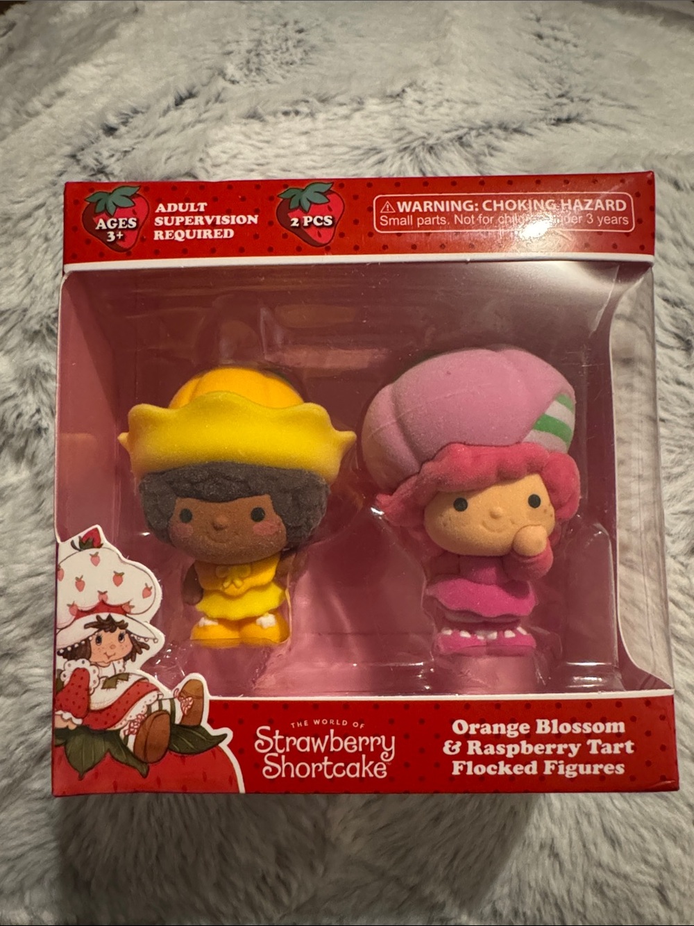 Strawberry Shortcake Mini Collectible Flocked Figures